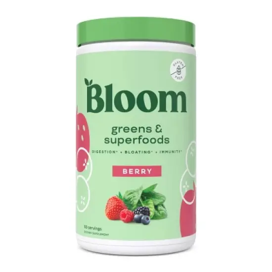BLOOM NUTRITION Greens and Superfoods Powder - Berry image {9}