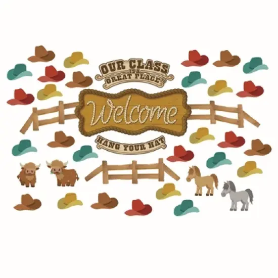 Eureka Wild Wild Classroom Welcome Bulletin Board Set, 69 Pieces image {4}