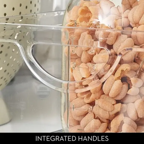 Plastic Kitchen Cabinet Storage Bins - Set of 4 - Clear - Made in USA image {5}