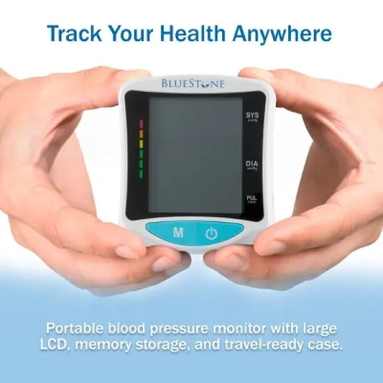 Bluestone Automatic Wrist Blood Pressure Monitor with Digital LCD Display image {1}