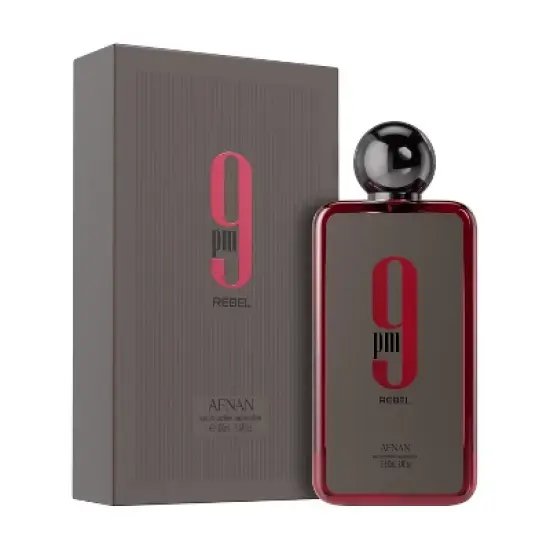 Afnan 9 PM Rebel Eau De Parfum Spray for Men and Women 3.4 Fl Oz Signature Luxury Fragrance image {2}