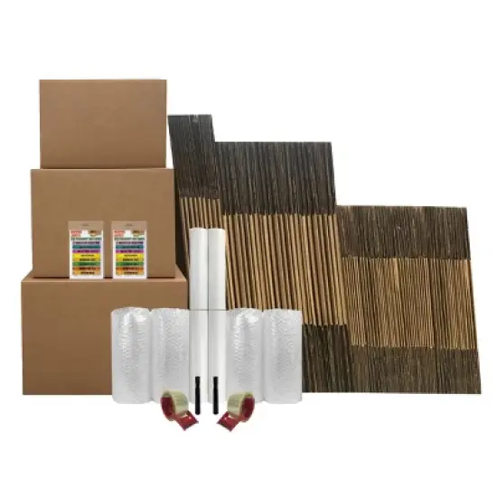 UBMOVE 7 Room Bigger Boxes Kit 78 Boxes + Packing Supplies image {8}