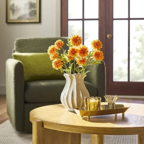 25" Orange Daisy Artificial Stem - Hearth & Hand&trade; with Magnolia image {1}