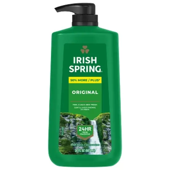 Irish Spring Original Clean Body Wash for Men - 30 fl oz Pump image {5}