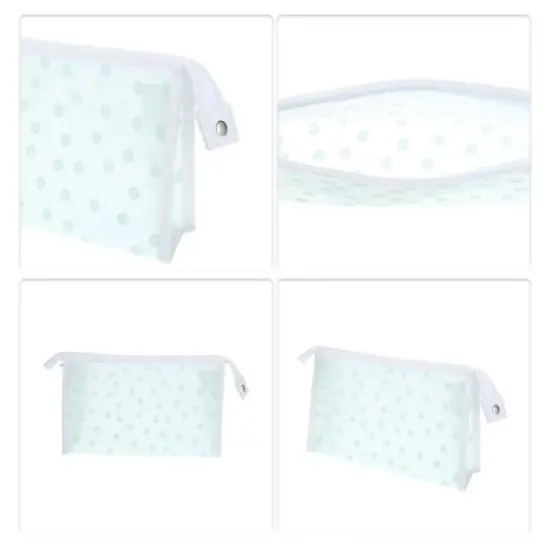 Unique Bargains Women's Durable Flocking Cosmetic Bag 1 Pc image {2}