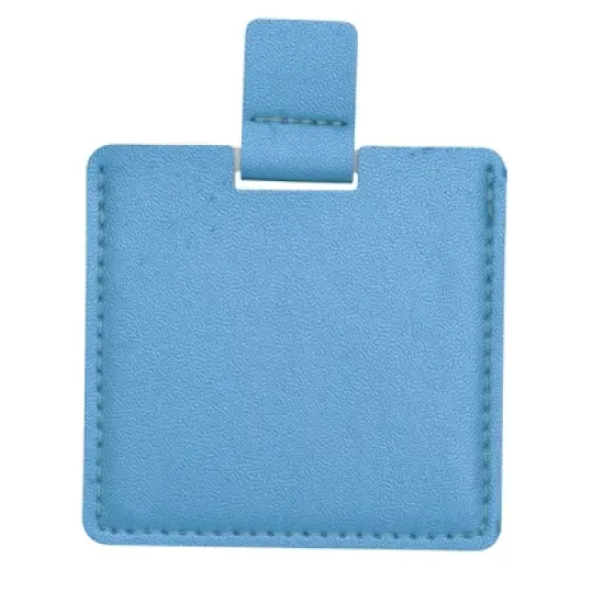 Unique Bargains Durable Square Makeup Mirror 1 Pc Light Pink image {8}