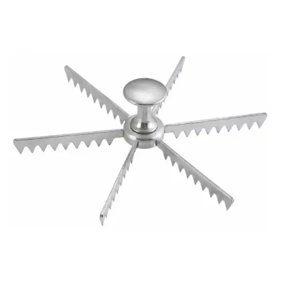 Winco Aluminum Pie and Cake Marker, 6-Cut image {5}