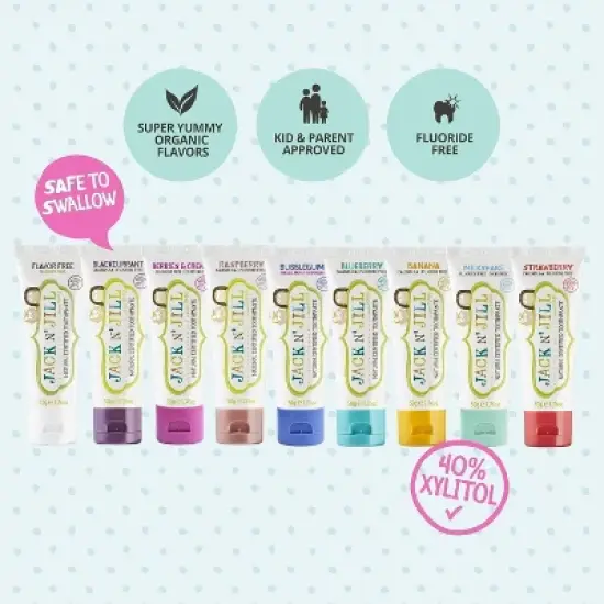 Jack N' Jill Natural Certified Toothpaste Milkshake | Toothpaste for Baby, Kids | Free Training Toothpaste for Toddlers - 1.76 oz (PACK OF 2) image {2}