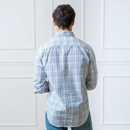 Hope & Henry Mens' Poplin Button Down Shirt image {2}