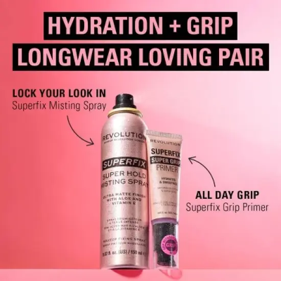 Makeup Revolution Superfix Grip Primer - 0.81 fl oz image {4}