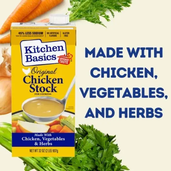 Kitchen Basics Gluten Free Chicken Stock - 32oz image {3}