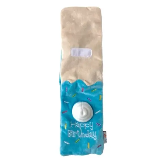 fouFIT Hide 'n Seek Birthday Roll Cake Nosework Dog Toy - Blue (Large) image {4}