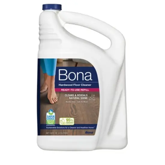 Bona Cleaning Products Mop Refill Wood Surface Multi Purpose Floor Cleaner - 128oz image {4}