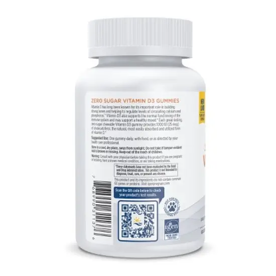 Nordic Naturals Zero Sugar Vitamin D3 Gummies - 60ct image {2}