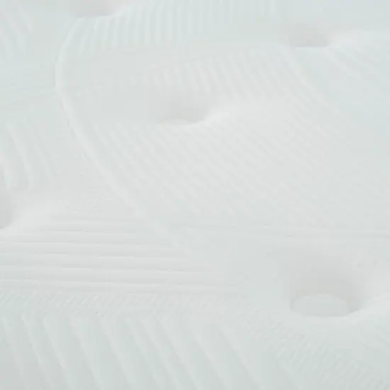 NicBex 12 Inch Plush Euro Top Gel Memory Foam Hybrid Mattress with CertiPUR-US Certified,Mattress in a Box,White+Gray image {4}