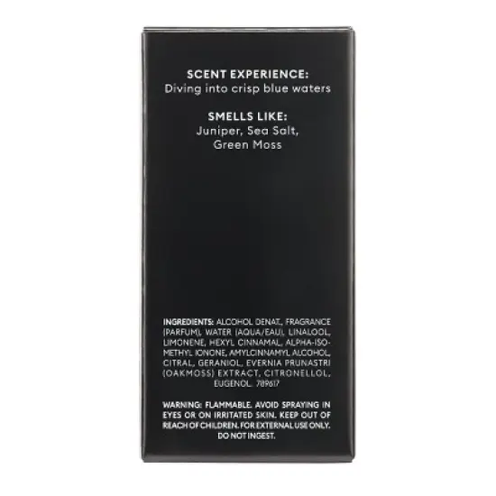 fine'ry. Men's Travel Size Eau De Cologne - Aqua Venture - 2 fl oz image {5}