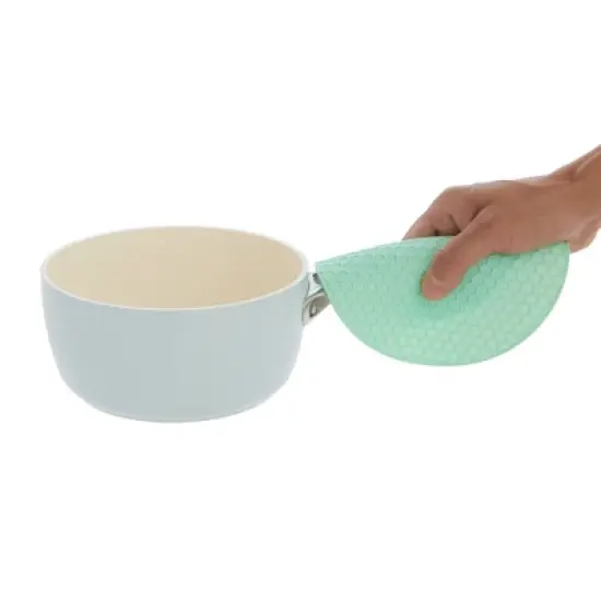 Juvale 6 Pack Silicone Trivets for Hot Pots and Pans, Round Heat Resistant Mat Pad for Kitchen Countertop, 3 Colors, 7 Inches image {3}