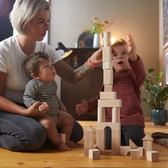 HABA Basic Building Blocks 60 Piece Large Starter Set (Made in Germany) image {7}