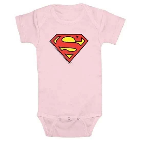 Infant's Superman Original Logo Onesie image {3}