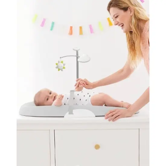 Skip Hop Wipe Clean Changing Pad - Light Gray image {2}