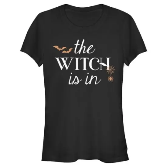 Junior's Lost Gods Halloween The Witch Is In T-Shirt image {3}