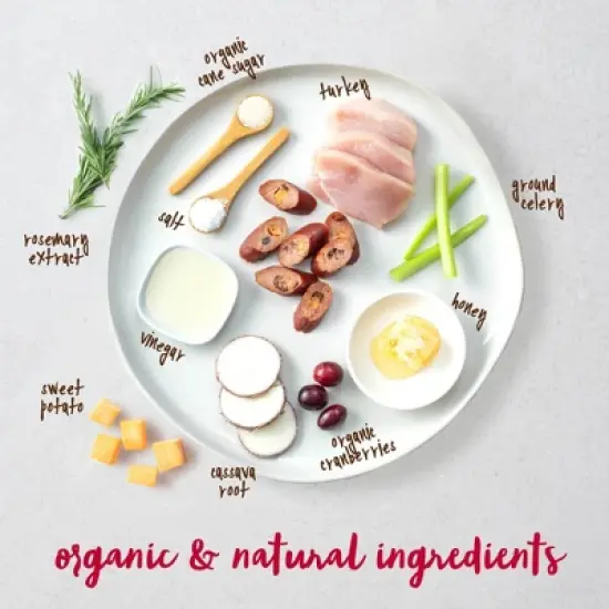 Full Moon Artisanal Turkey Cranberry Sausage Flavor Recipe Chewy Dog Treats - 12oz image {2}