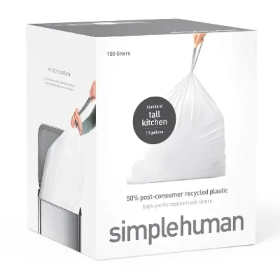 simplehuman Tall Kitchen Liner Rollpack Trash Bags image {3}