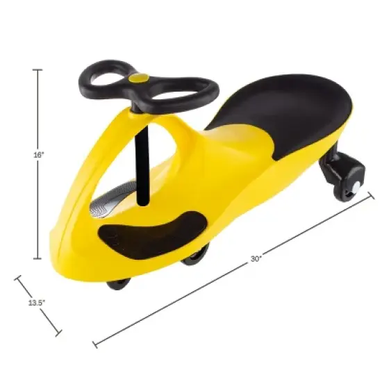 Toy Time Kid's Ride On Wiggle Car - Yellow image {1}