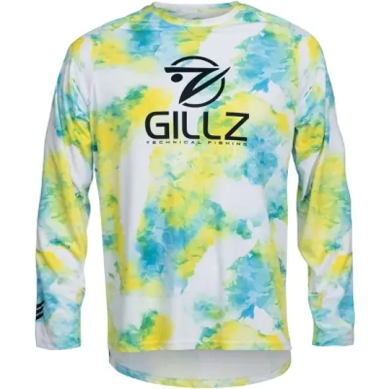 Gillz Contender Series Mahi DPM UV Long Sleeve T-Shirt - Blazing Yellow image {2}