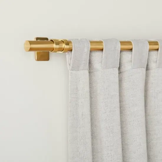 Lace Insert Sheer Curtain Panel - Hearth & Hand&trade; with Magnolia image {5}