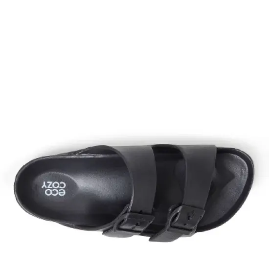 Dearfoams EcoCozy Women's Sustainable Double Buckle Sandal image {4}