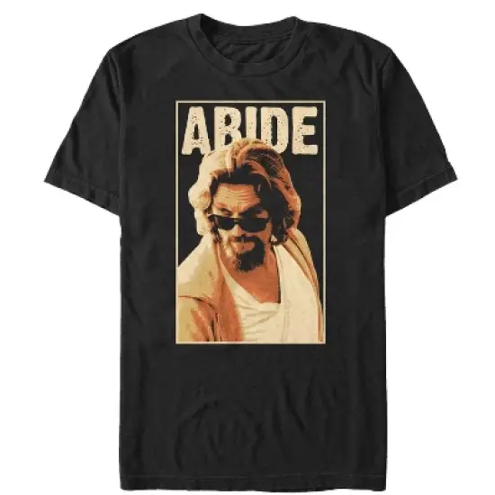 Men's The Big Lebowski The Dude Abides Sunglasses Pose T-Shirt image {3}