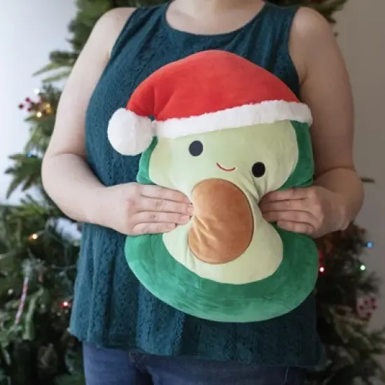 Squishmallows Original 12-Inch Austin The Avocado w Red Hat- Official Jazwares Plush - Collectible Stuffed Animal Toy - Gift for Kids, Girls & Boys image {4}