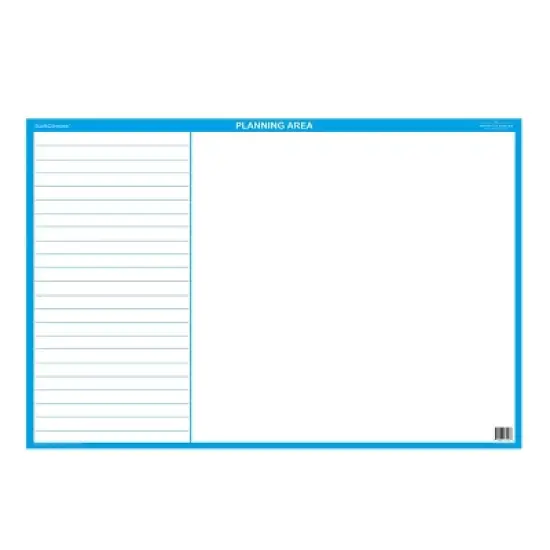 SwiftGlimpse 2024 Yearly Wall Calendar & Planner 24"x36" Blue image {6}