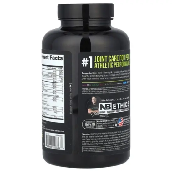 NutraBio Extreme Joint Care, 120 Capsules image {2}