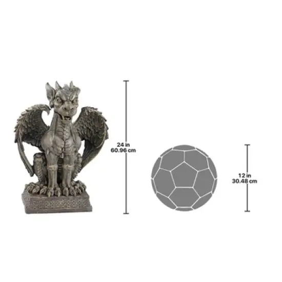 Design Toscano Boden Gargoyle Sentinel Sculpture image {5}