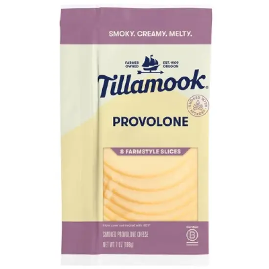 Tillamook Farmstyle Smoked Provolone Cheese Slices - 7oz/8 slices image {7}
