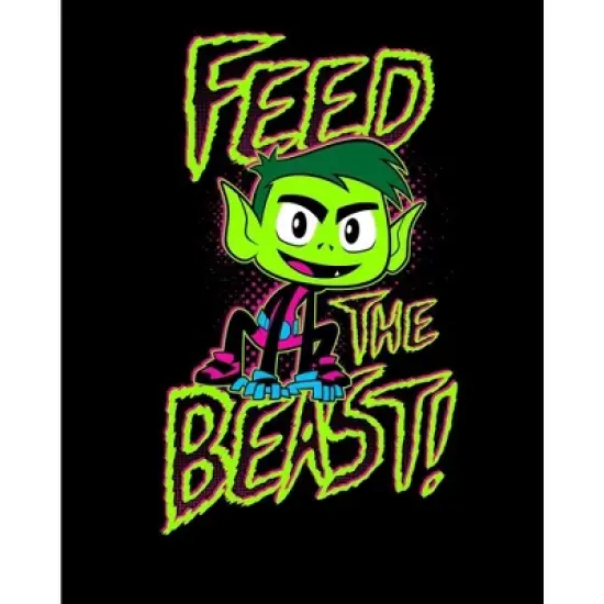 Teen Titans Go Feed the Beast Black T-shirt Toddler Boy to Youth Boy image {1}