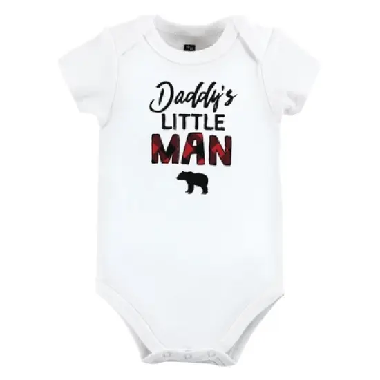 Hudson Baby Unisex Baby Cotton Bodysuit and Pant Set, Buffalo Plaid Family image {2}