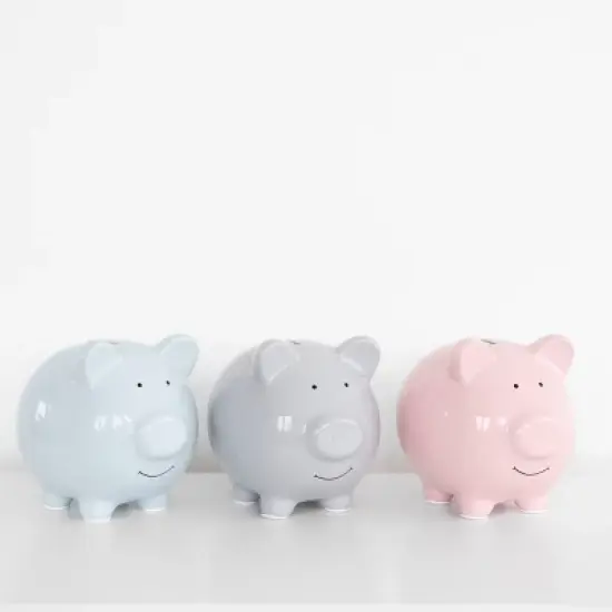 Pearhead Piggy Bank - Gray image {5}