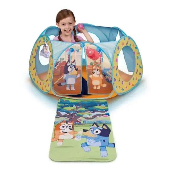 Bluey Ballpit Arena with 20 balls and mat with sounds image {2}