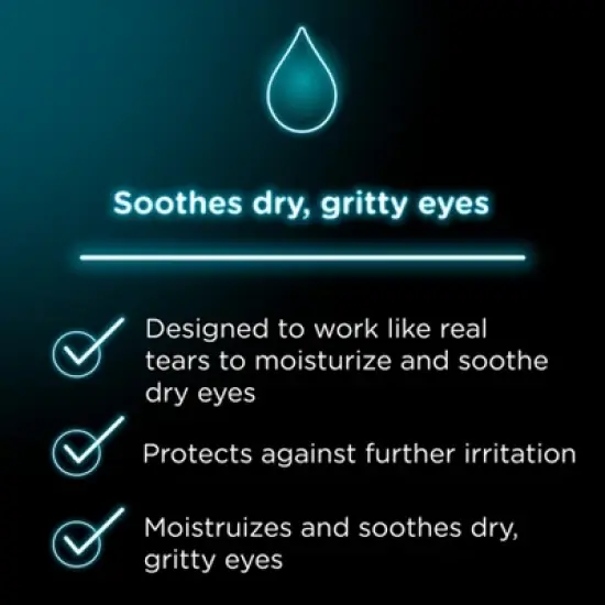 Visine Dry Eye Relief Lubricating Eye Drops - 0.5 fl oz image {9}
