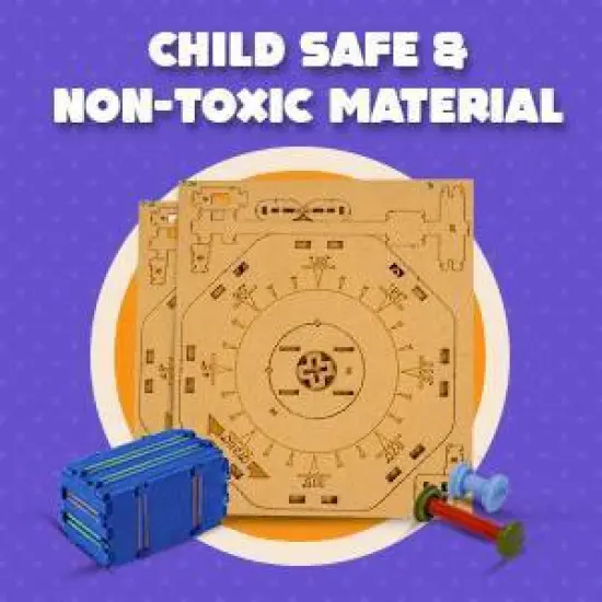 Smartivity Music Machine STEM Toy: Creative Engineering Set for Kids, Includes 237 MDF Pieces for Fine Motor Skills image {12}