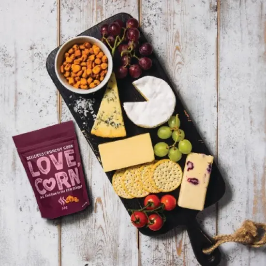 LOVE, CORN BBQ Crunchy Corn - 4oz image {8}