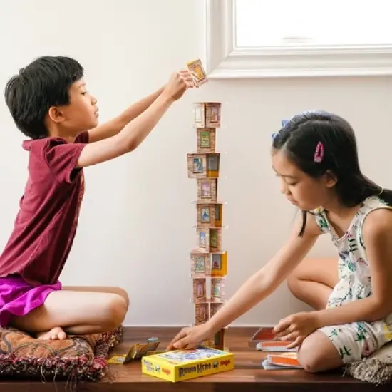 HABA Rhino Hero A Heroic Stacking Card Game for Ages 5 and Up - Triple Award Winner image {2}