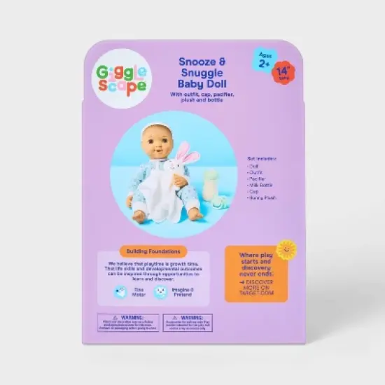 14" Snooze & Snuggle Baby Doll - Gigglescape&trade; image {4}