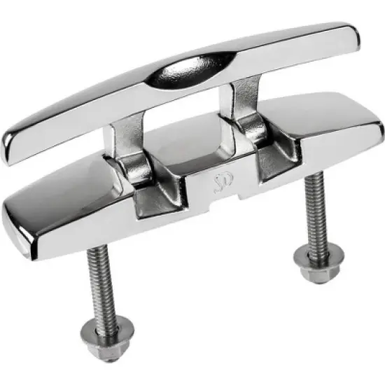 Seadog 5" Rectangle Stainless Steel Folding Cleat with Hex Bolts - Model 0411351 - Boat Equipment and Parts. image {1}