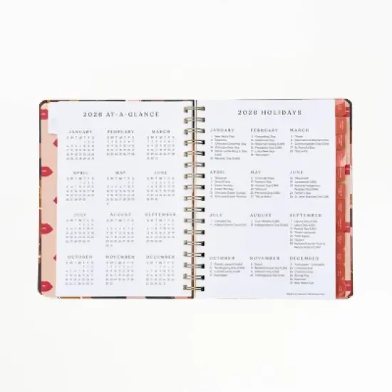 Be Rooted Be Rooted 7"x9" Academic Planner 2025 - 26 All Over Print Brown image {3}