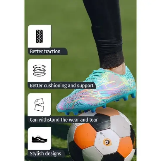 Vizari Men's Ladera Firm Ground Outdoor Soccer Cleats/Shoes | for Adults and Teens image {9}