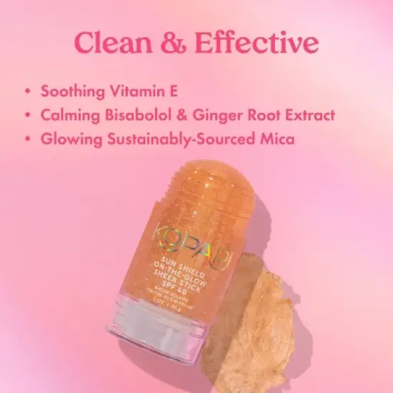 Kopari Sun Shield On-The-Glow Sheer Stick Sunscreen - SPF 40 - 1oz - Ulta Beauty image {6}